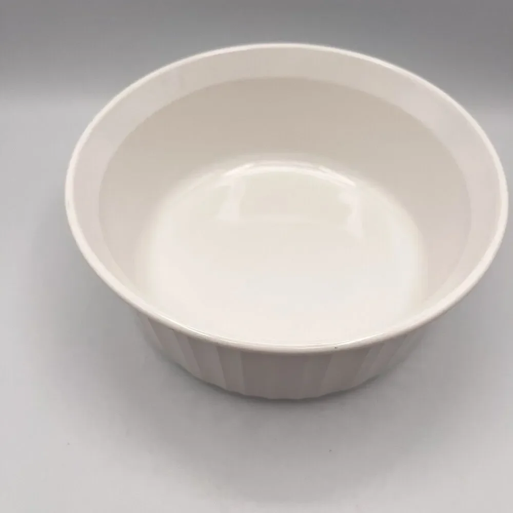 Corning Ware French White Casserole 1.6L Serving Bowl F-5-B - No Lid